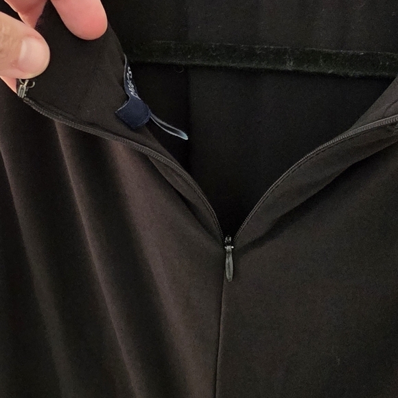 Chaps Black Sleeveless Dress With Sequin Detail, Size S (1105) - Picture 5 of 9